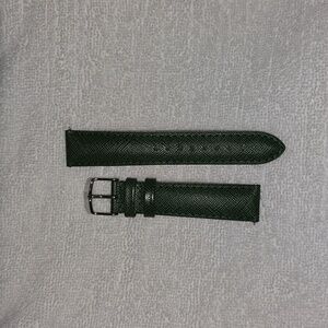 Michele Embossed Leather Watch Band - 18MM